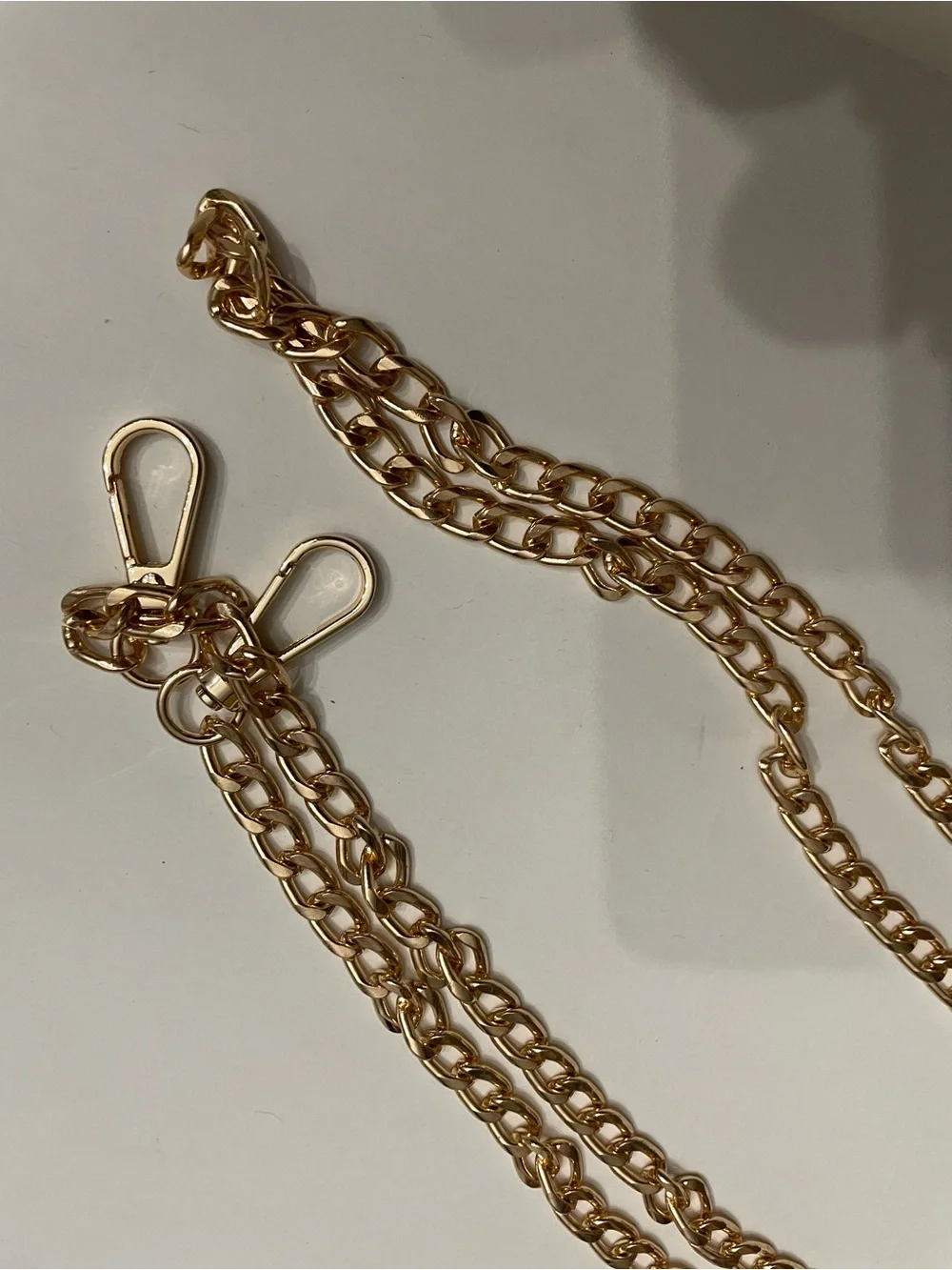 Gold Chain Strap for Women’s Bag - Elegant Replacement Strap 47”